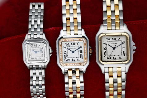 cartier panthere gold watch dupe|cartier panthere gold diamond watch.